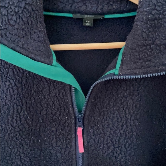 J.CREW fleece zip up sweater - Picture 3 of 5